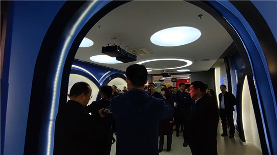 蘭州反邪教展館現(xiàn)場參觀（局部圖）