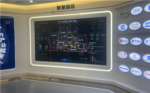 長沙億達(dá)智能小鎮(zhèn)拼接屏案例_MOTOVI